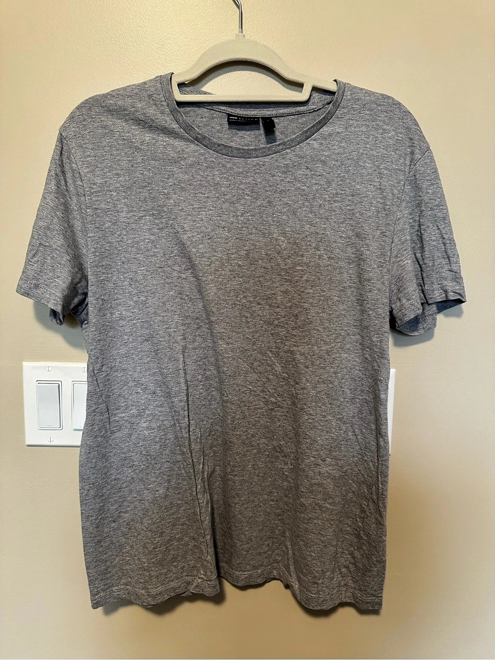 ASOS Design Short Sleeve Tee in Gray Size Large